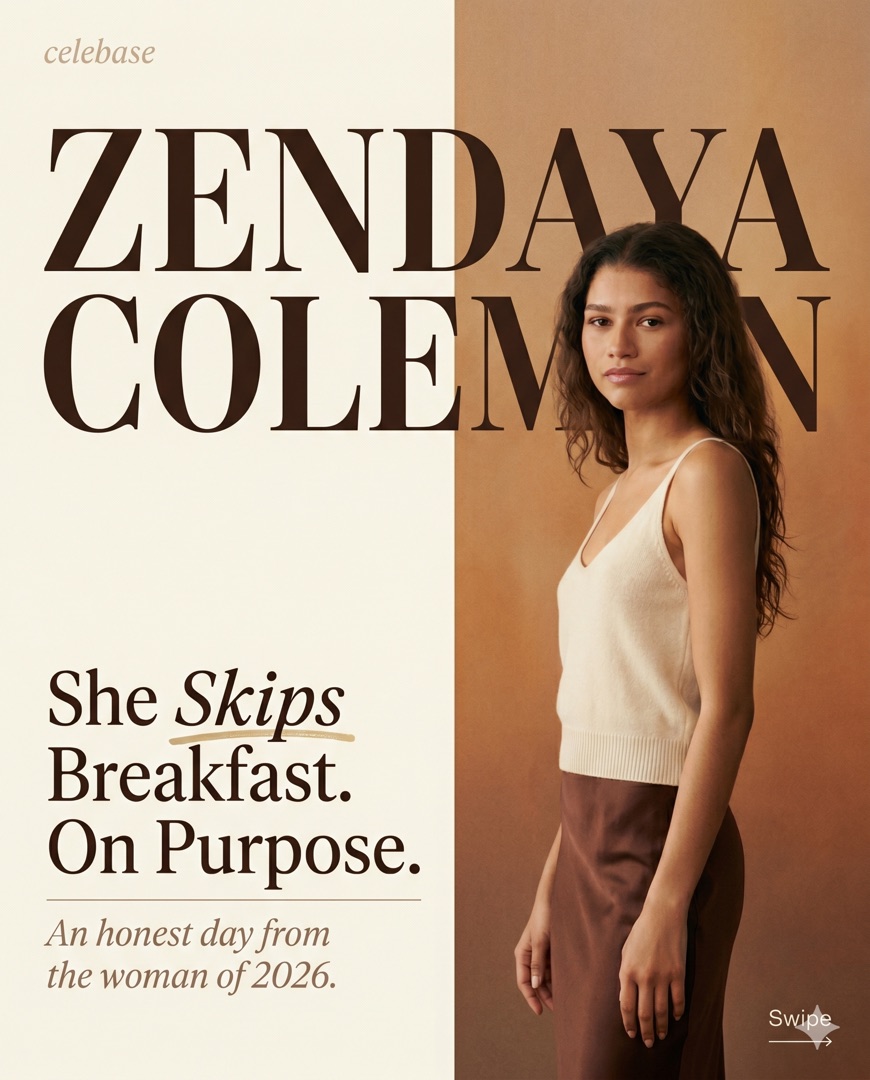 Celebase Celebrity Decode card news cover for Zendaya.